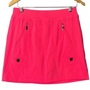 Jamie Sadock Skinnylicious Golf Skort Hot Pink SZ 4 Multi Pocket Golf Pickleball